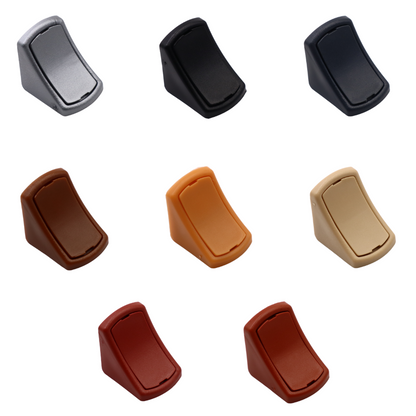 Rounded Plastic Cabinet Connector with Separate Cover