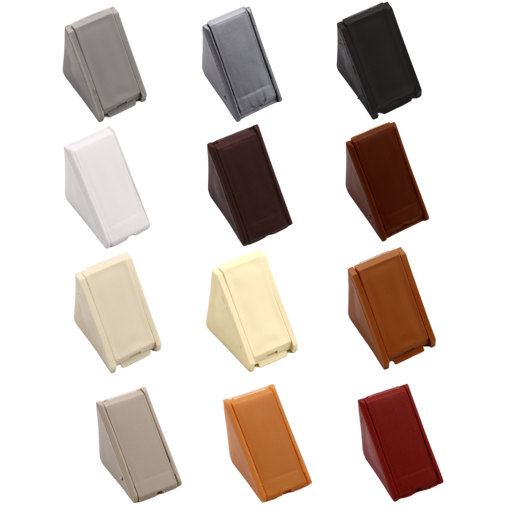 Cabinet corner braces plastic - Extra dark brown 1000pcs