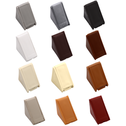 Cabinet corner braces plastic - Mahogany 500pcs