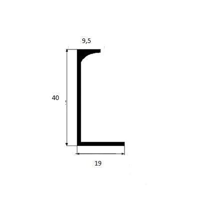 Edge Grip Round Profile Handle 192mm (212mm total length) - Electropoler