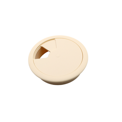 Round Plastic Cable Grommet Ø60 mm - Ivory