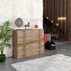 GABRIEL - Chest of 8 Drawers - Bedroom Dresser Storage Cabinet Sideboard - Wotan Oak H92cm W120cm D33cm