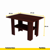DYLAN - Coffee Table - Wenge H55cm W87cm D60cm
