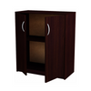 JULIA - Base Cabinet with Shelves - 2 Doors - Wenge H85cm W74cm D35cm