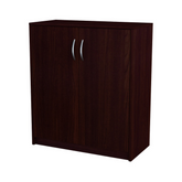 JULIA - Base Cabinet with Shelves - 2 Doors - Wenge H85cm W74cm D35cm