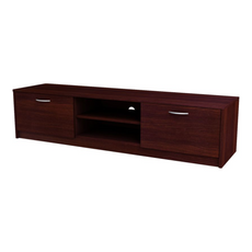JANE - TV Stand with 2 Doors and 1 Shelf - Wenge H36cm W160cm D41cm