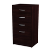 JULIA - Chest of 4 Drawers - Bedroom Dresser Storage Cabinet Sideboard - Wenge H85cm W45cm D35cm