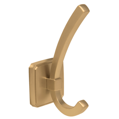Double Hat and Coat Hook - 122 mm - Matt Gold