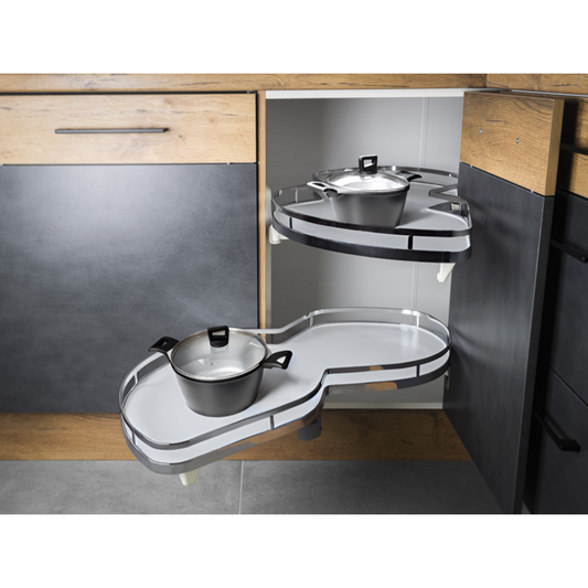 SUPLIMO 1200 Left Anthracite Corner Unit