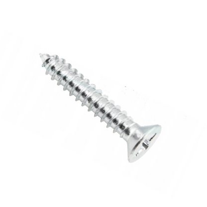 Wood Screws PZ2 4.0x25 mm White Zinc (100 pcs)