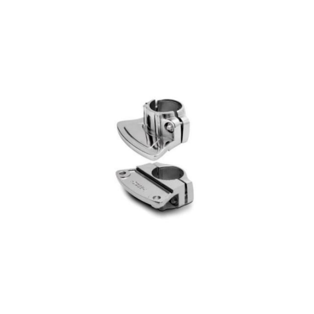 Single-Sided Shelf Bracket Connector Ø25 mm - Chrome