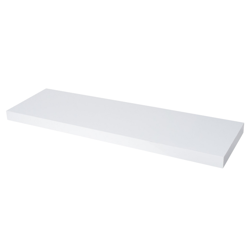 Concealed Floating Shelf - Set of 3 - Matt White - 800 mm