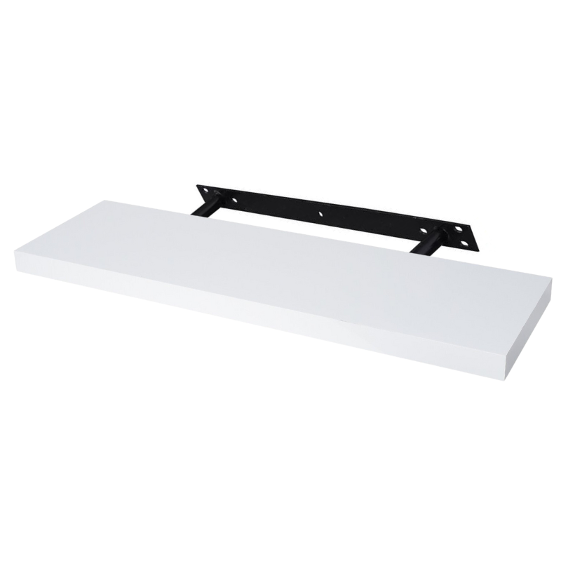 Concealed Floating Shelf - Set of 3 - Matt White - 800 mm