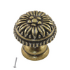 Vintage Cabinet Knob - Ø23mm - Antique Brass