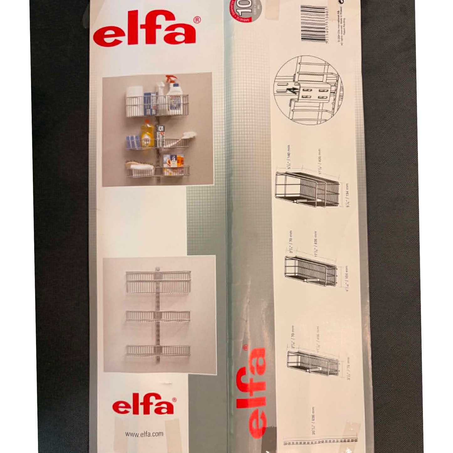 Elfa Door and Wall Basket System - Large