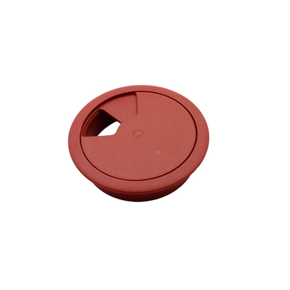 Round Plastic Cable Grommet Ø60 mm - Red Wood