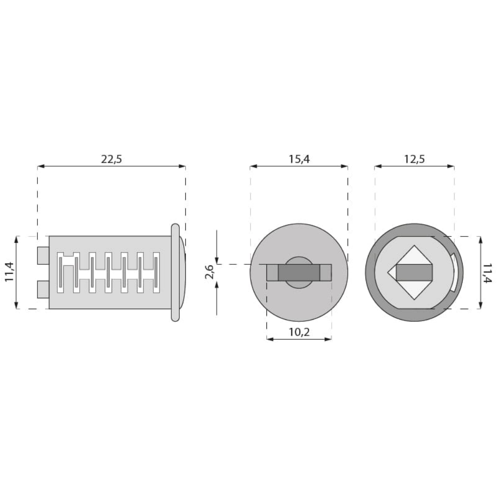 Lock Cylinder with Digital Key