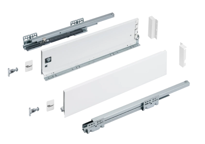 Slim Box Drawer System 40 kg - Soft-Close - 18 mm