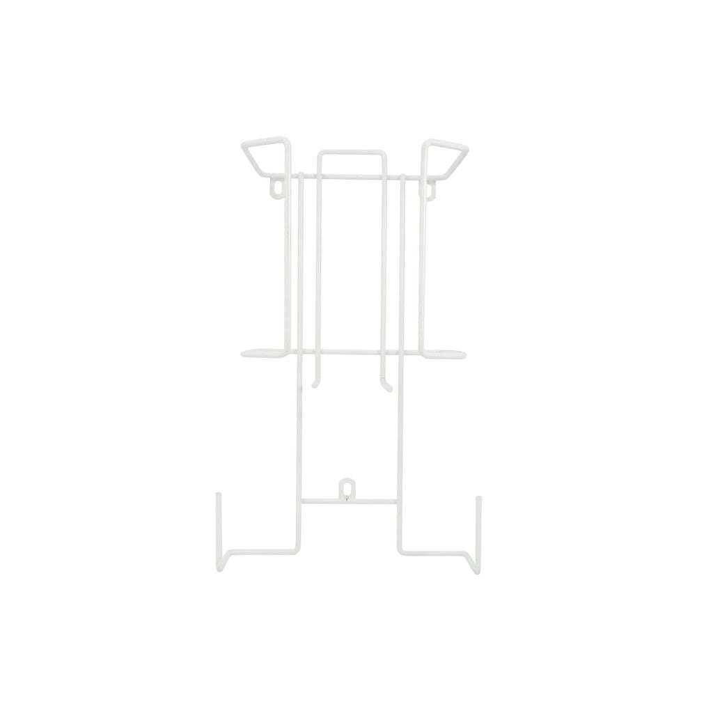 Wall-Mounted Iron Holder - White