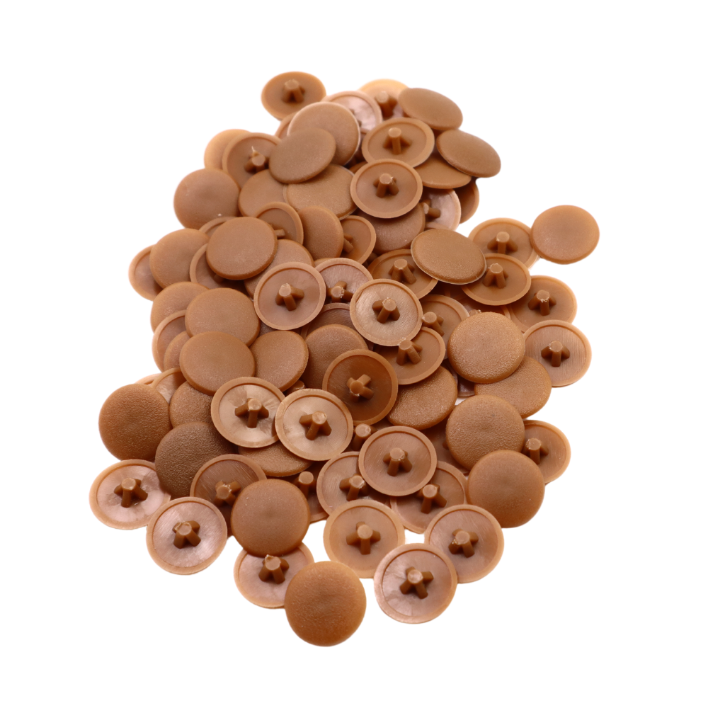 Cover Caps for Pozidriv Screws - 100 pcs