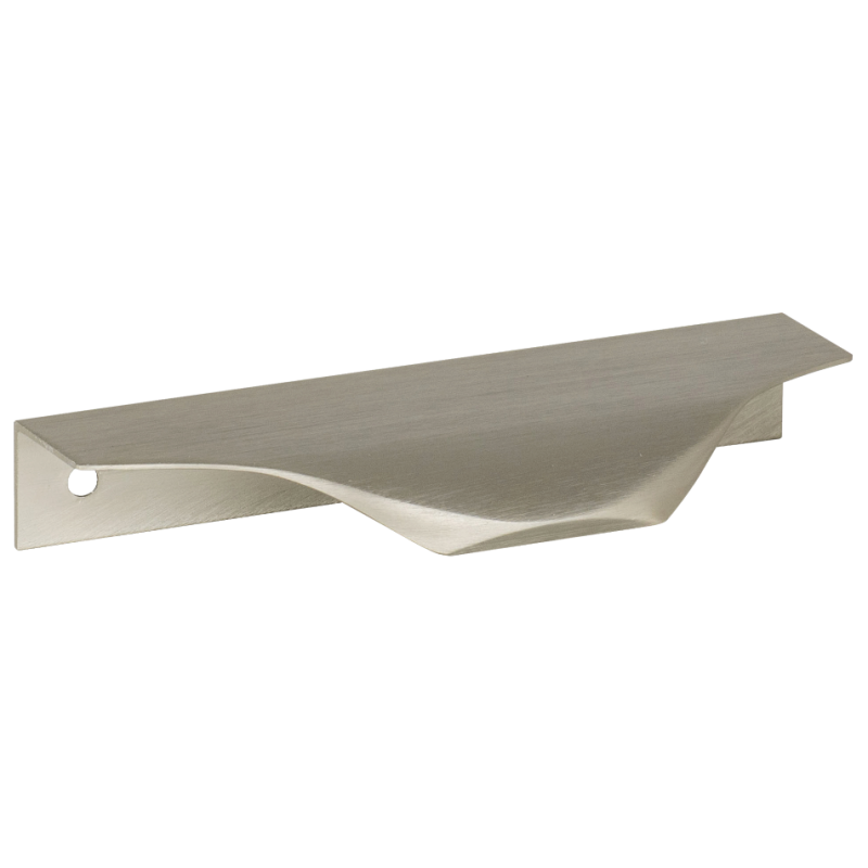 Edge Grip Round Profile Handle 256mm (276mm total length) - Brushed Steel