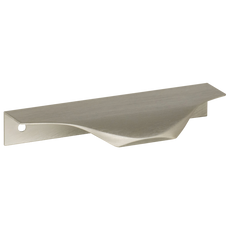 Edge Grip Round Profile Handle 256mm (276mm total length) - Brushed Steel
