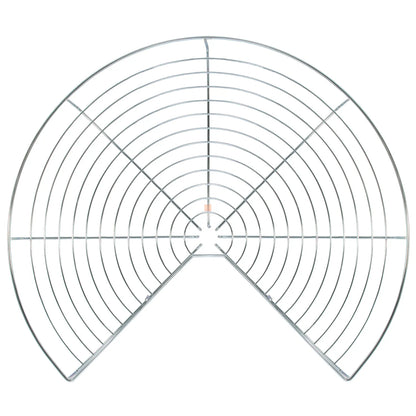 2 Tier Corner Rotating Baskets 3/4 - 750mm - Chrome