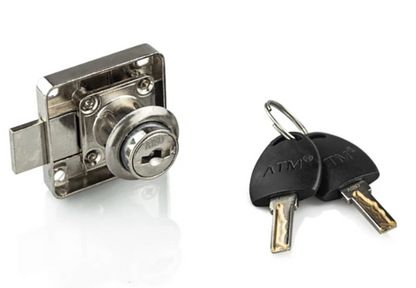 Furniture Lock Cylinder ZB-300/S1 Keyed Alike - Chrome-Plated