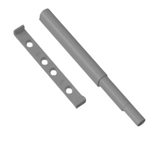Push to Open latch - Spring Hinges - with rubber tip - Anthracite