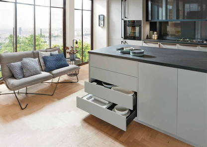 Slim Box Drawer System 40 kg - Soft-Close - 18 mm