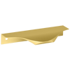 Edge Grip Round Profile Handle 416mm (436mm total length) - Gold