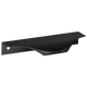 Edge Grip Round Profile Handle 256mm (276mm total length) - Black Matt