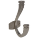 Double Hat & Coat Hook - 128mm - Brushed Steel – Furnica