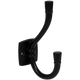 Double Hat & Coat Hook - 115mm - Black – Furnica