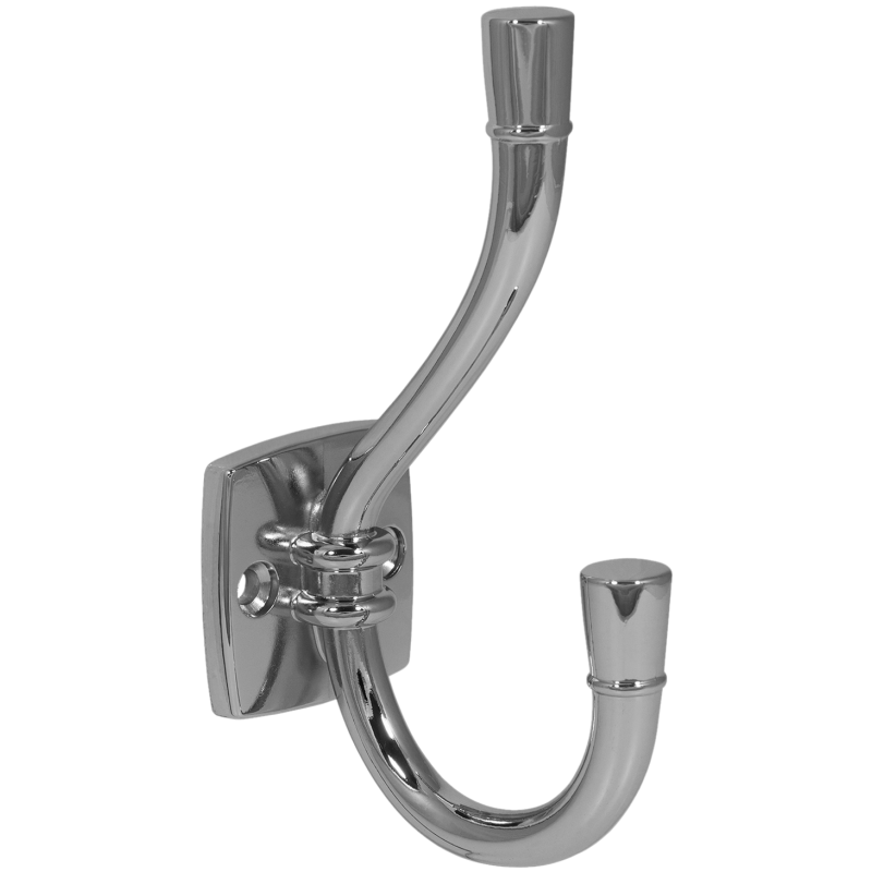 Double Hat & Coat Hook - 115mm - Chrome – Furnica