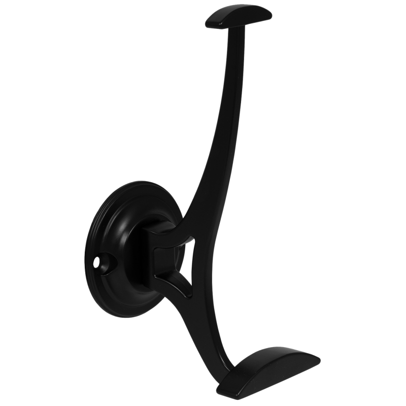 Double Hat & Coat Hook - 140mm - Black – Furnica