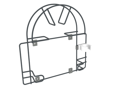Wall-Mounted Vacuum Hose Holder - Small - Anthracite