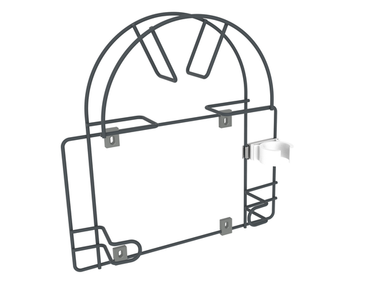 Wall-Mounted Vacuum Hose Holder - Small - Anthracite