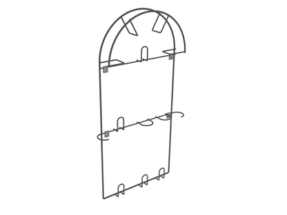 Wall-Mounted Vacuum Hose Holder - Large - Anthracite