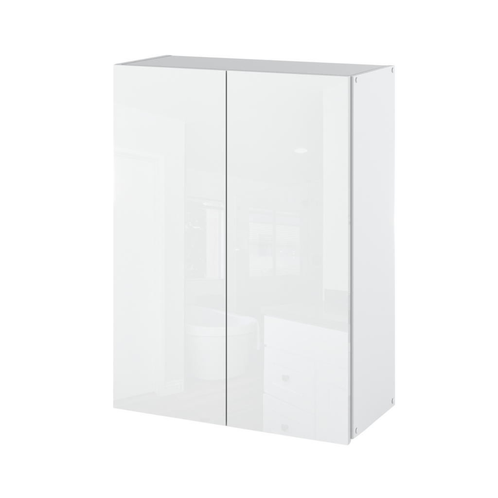 EMILY Bathroom Cabinet Storage Hanging Unit with Doors and Shelves
