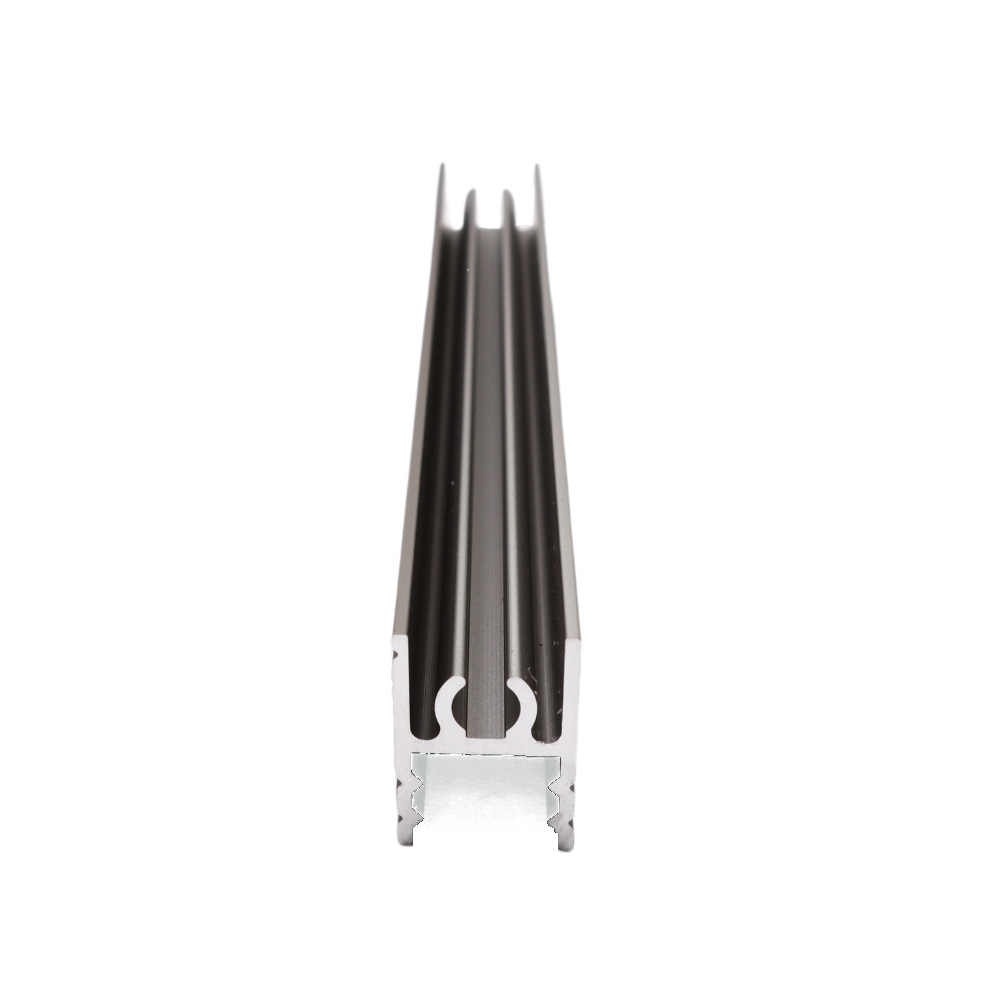 10mm Bottom Horizontal Aluminum Profile 560cm - Champagne Anodized