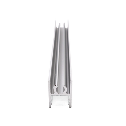 10mm Top Horizontal Aluminum Profile 560cm - Silver Anodized