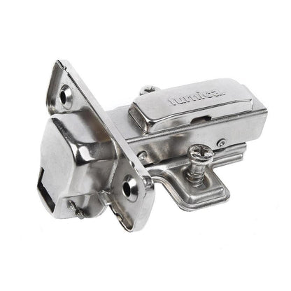 110° Soft-Close Hinge, H0 Mounting Plate with EURO Screws, Overlay Doors Soft Close Furnica 