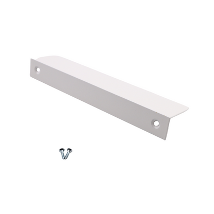 Edge Grip Round Profile Handle 128mm (148mm total length) - White