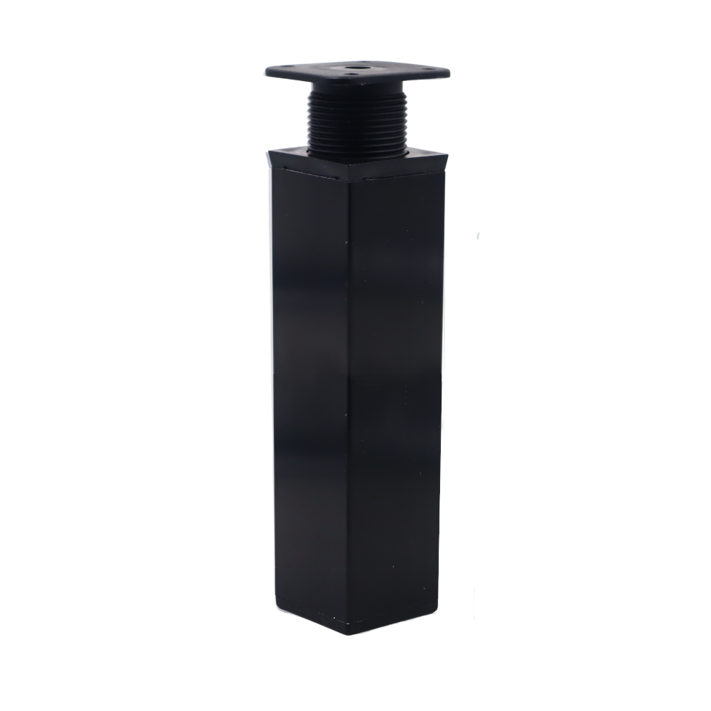 Square Furniture Leg 40x40mm - H150mm - Black