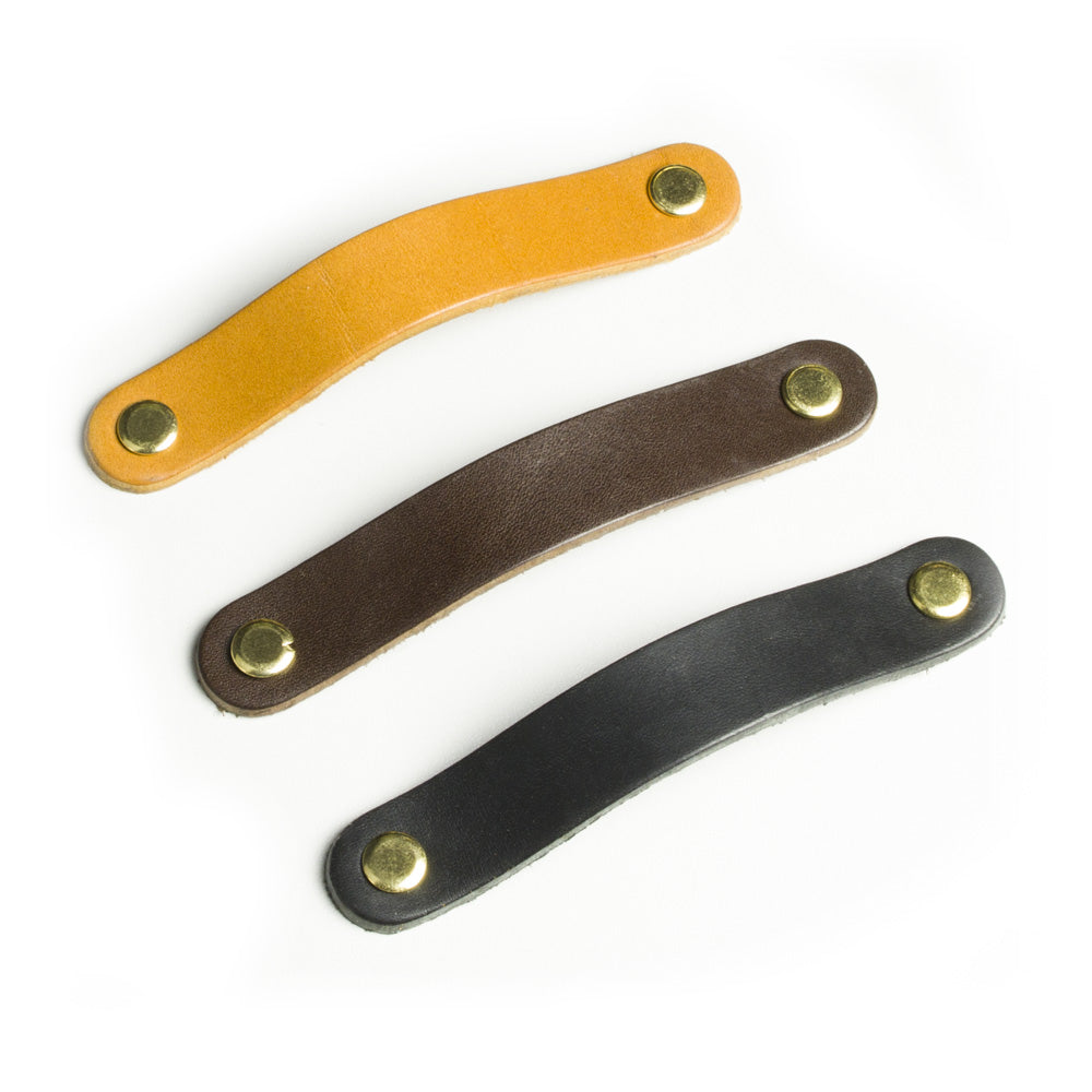 Leather Handle Rounded 96mm / 128mm