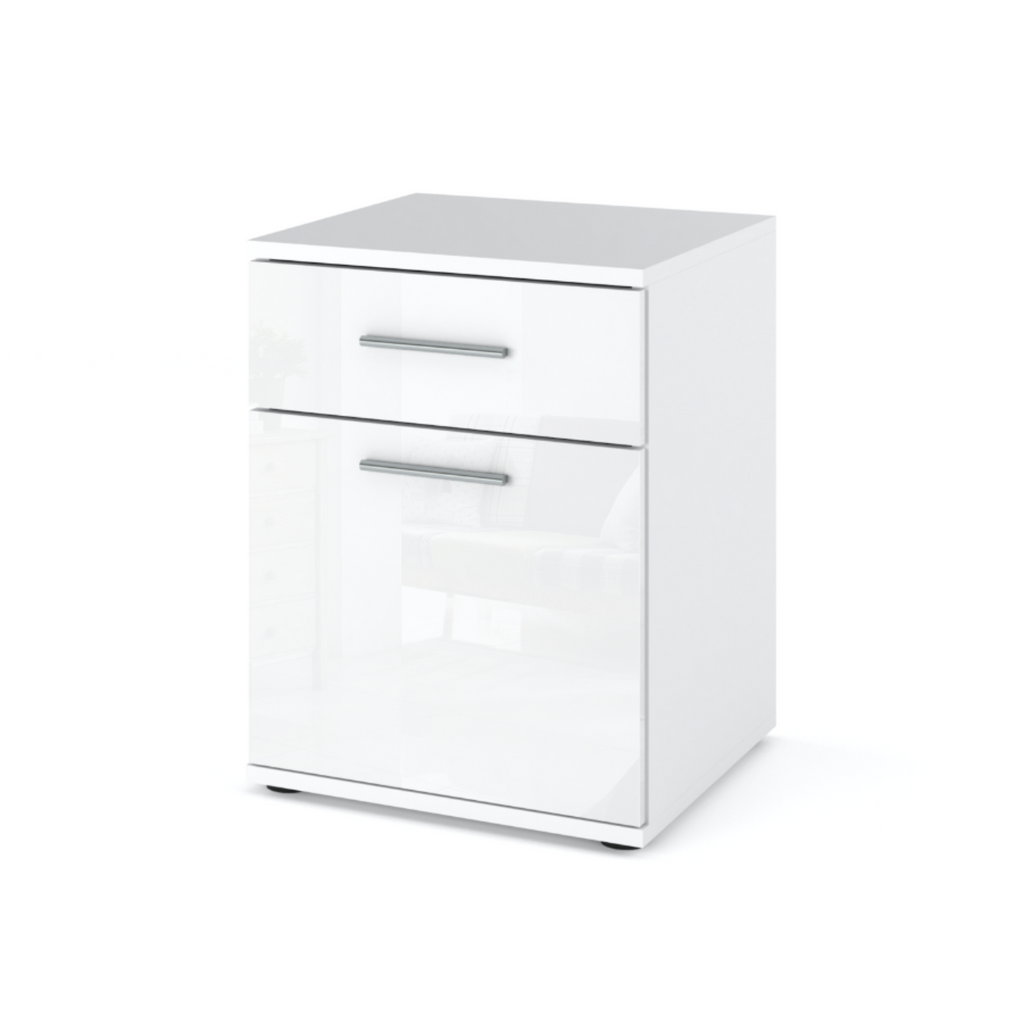 1 drawer white bedside table deals