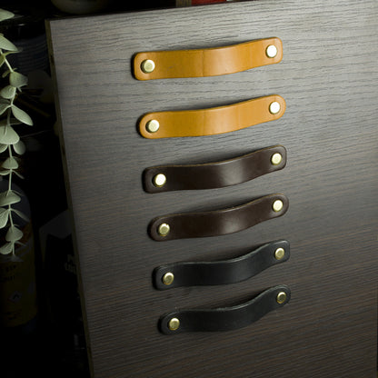 Leather Handle Rounded 96mm / 128mm
