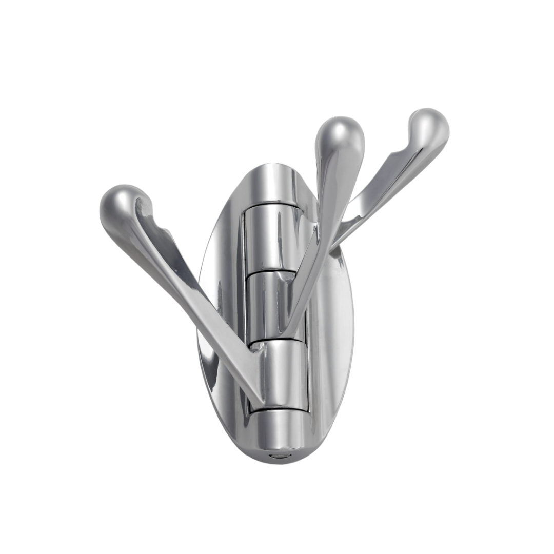 Triple modern hanger hook - Satin – Furnica