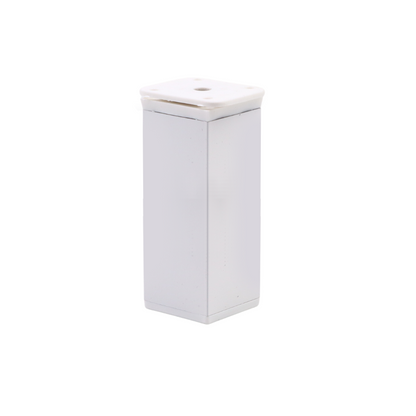 Square Furniture Leg 40x40mm - H100mm White